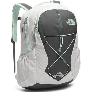 The North Face Jester Backpack in Lunar Ice Grey & Subtle Green